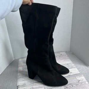 NWOT Steve Madden Women’s Black square heeled boots size 10M
